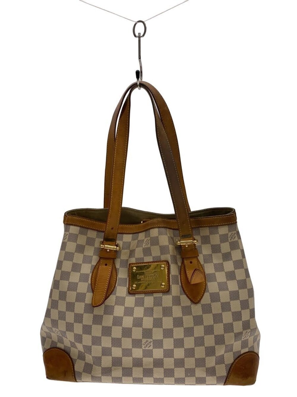 LOUIS VUITTON Hampstead Damier Azur White White